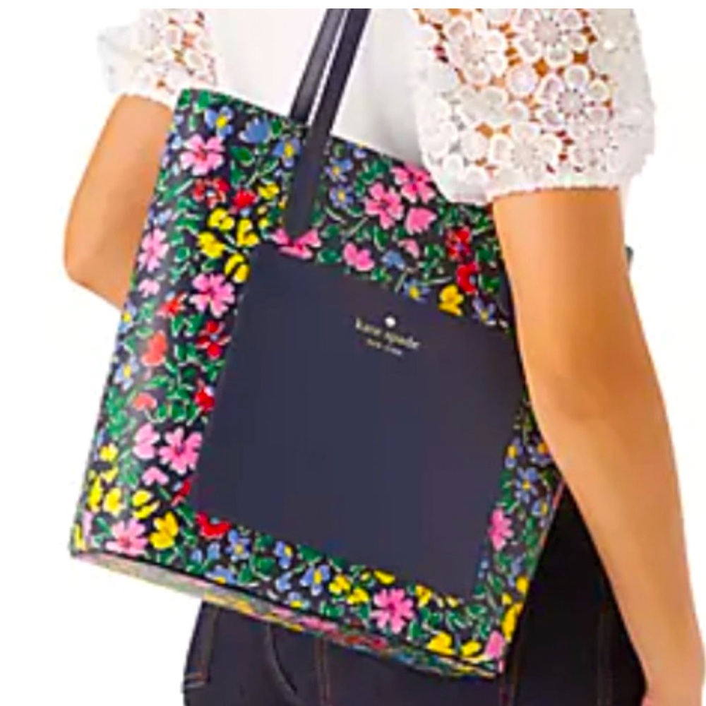 ๐ฅNWTโผ๏ธBEAUTIFUL Kate Spade Shoreside Flora Daily Tote - GREAT for Spring/Summer! - Picture 3 of 16